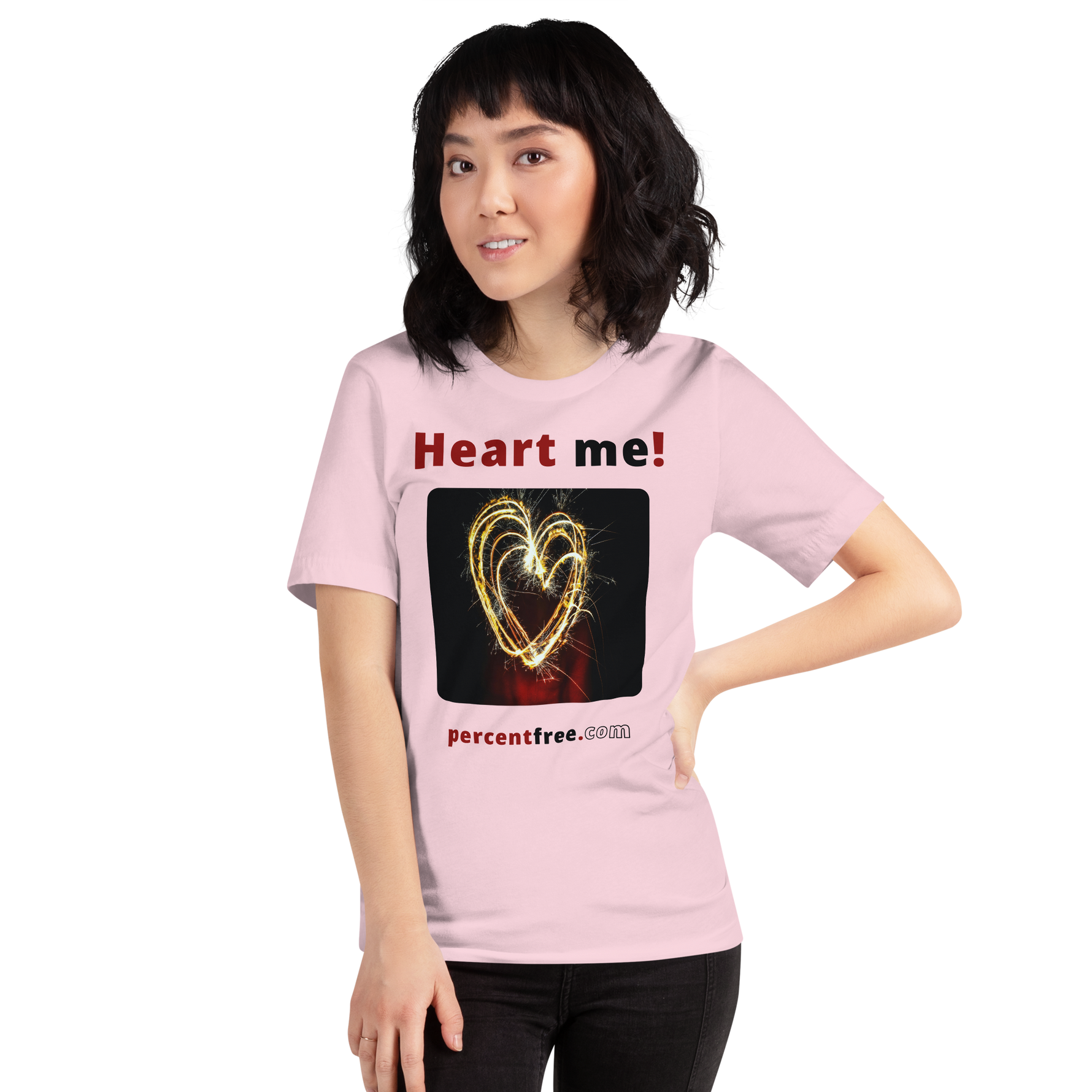 Heart me! sparkler heart freedom T-shirt 