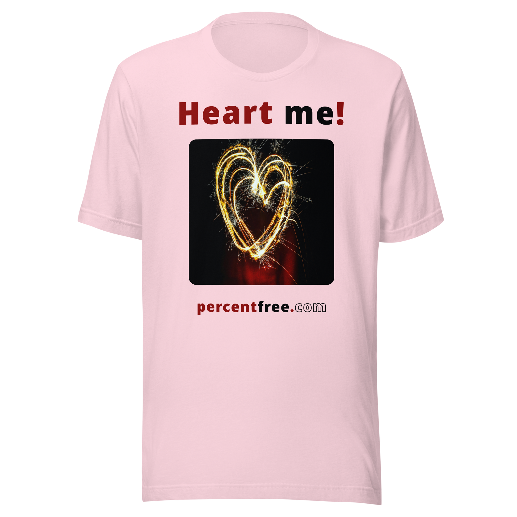 Heart me! sparkler heart freedom T-shirt 