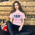 I am 100% free of breast cancer! freedom T-shirt 