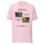 The government is in debt. -hippopotamus - Underspend me! - Anna's hummingbird - unisex freedom T-shirt 