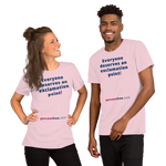 Everyone deserves an exclamation point! - Unisex Freedom T-shirt 