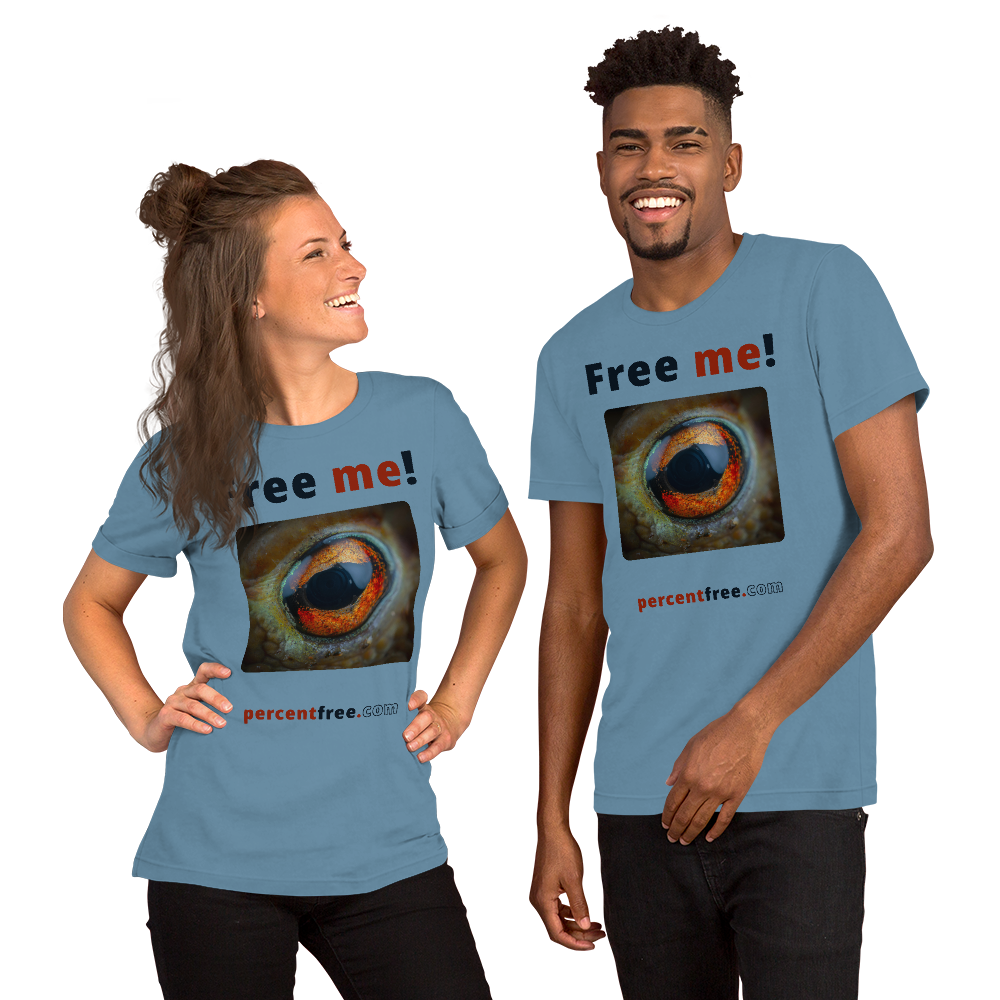 Free me! - frog eye - Unisex Freedom T-shirt 