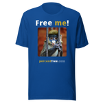 Free me! - red-tailed monkey in a cage - Unisex Freedom T-shirt 