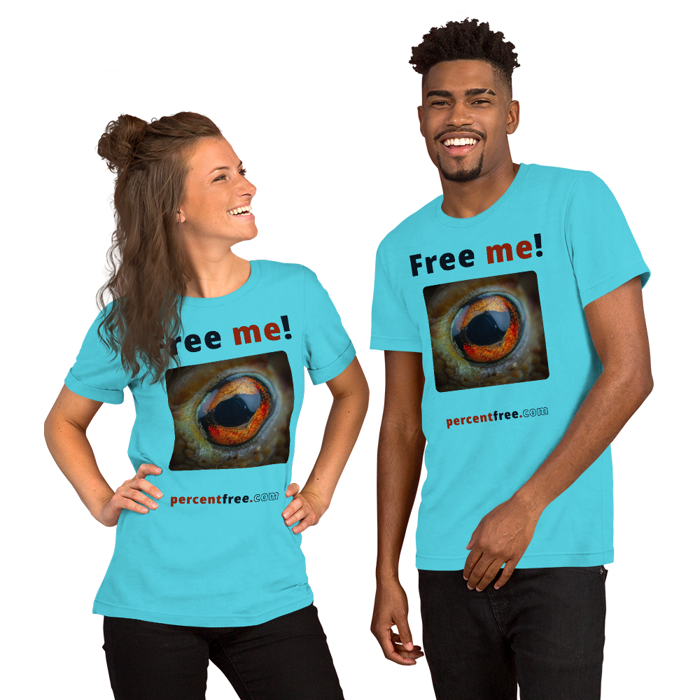 Free me! - frog eye - Unisex Freedom T-shirt 