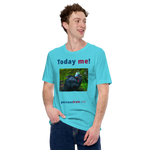 Unisex Front-and-Back Today T-shirt - Today me! - cassowary - 