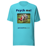Unisex Psychology T-shirt - Psych me! - rhinoceros artwork made of recycled materials 