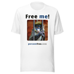 Free me! - red-tailed monkey in a cage - Unisex Freedom T-shirt 