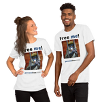 Free me! - red-tailed monkey in a cage - Unisex Freedom T-shirt 