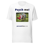 Unisex Psychology T-shirt - Psych me! - rhinoceros artwork made of recycled materials 