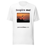 Inspire me! - Alpine ibex viewing a sunset - Unisex Inspiration T-shirt 