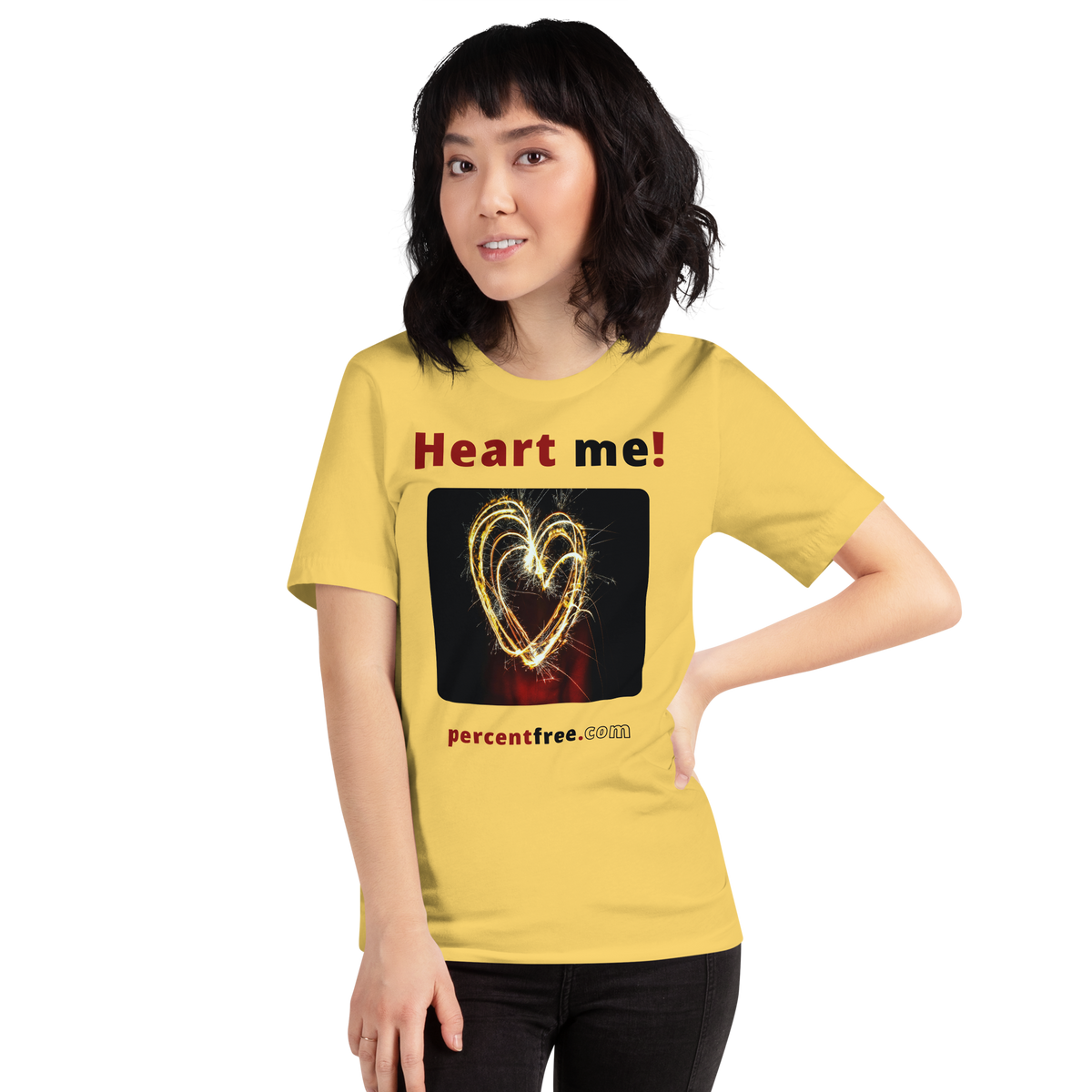 Heart me! sparkler heart freedom T-shirt 