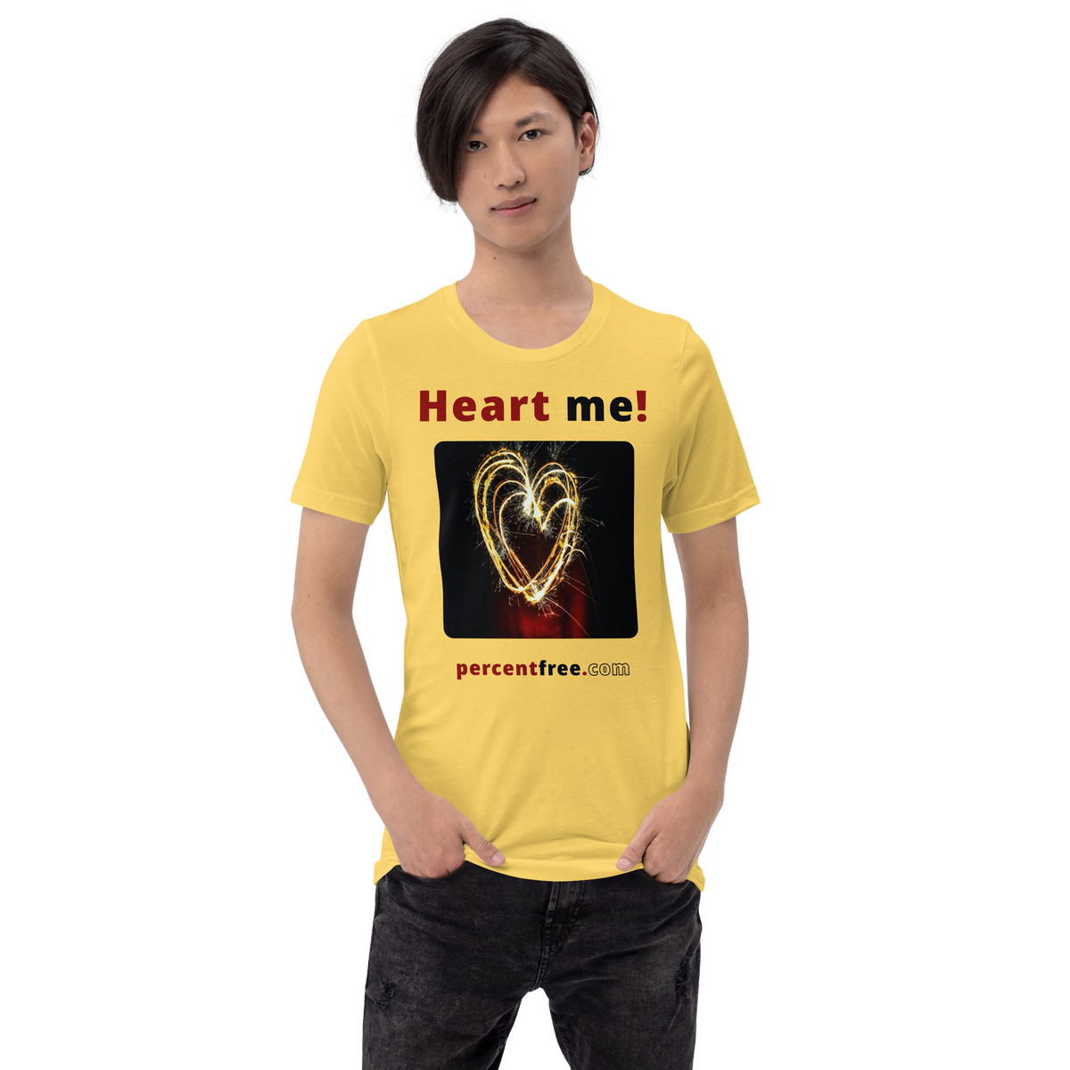 Heart me! sparkler heart freedom T-shirt 