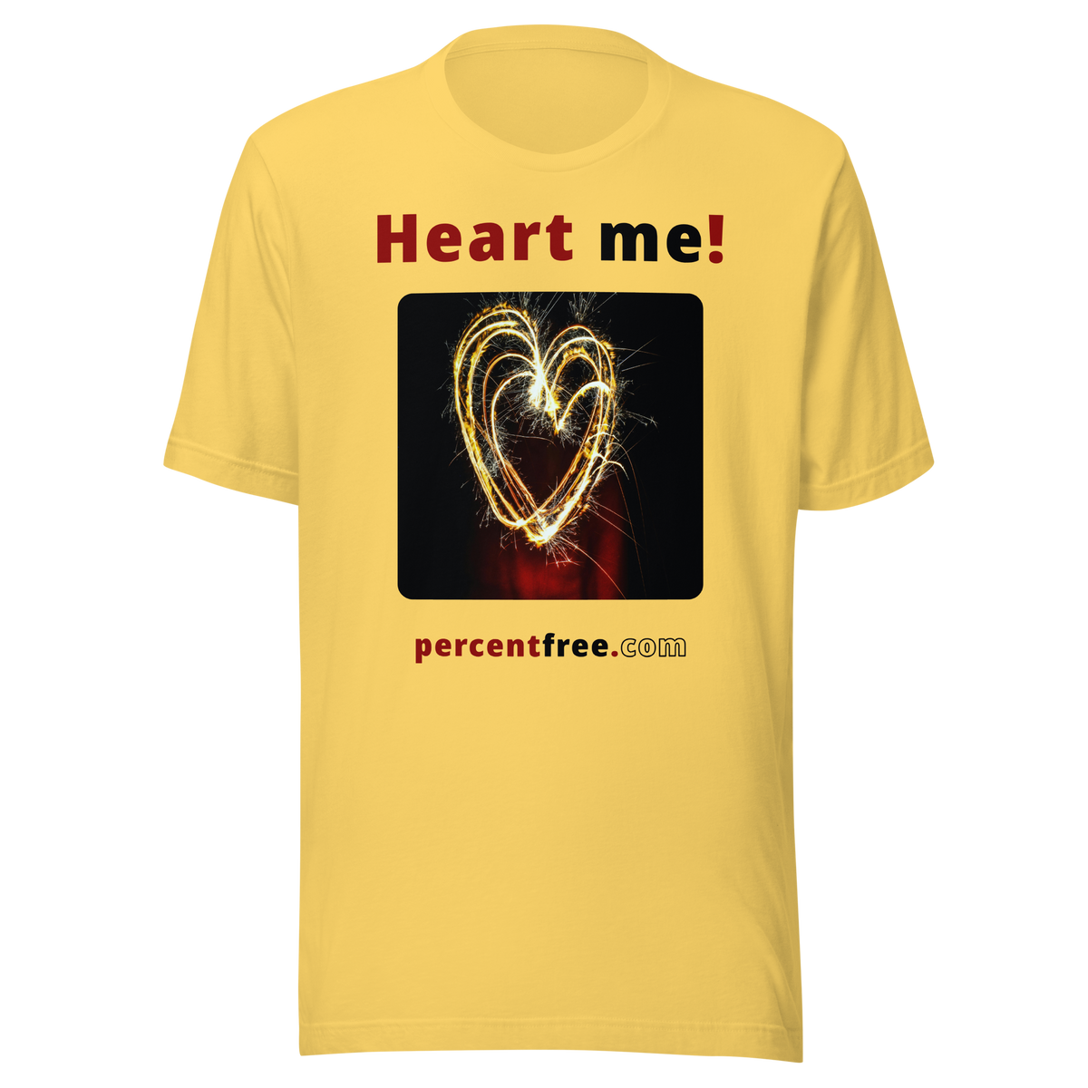 Heart me! sparkler heart freedom T-shirt 
