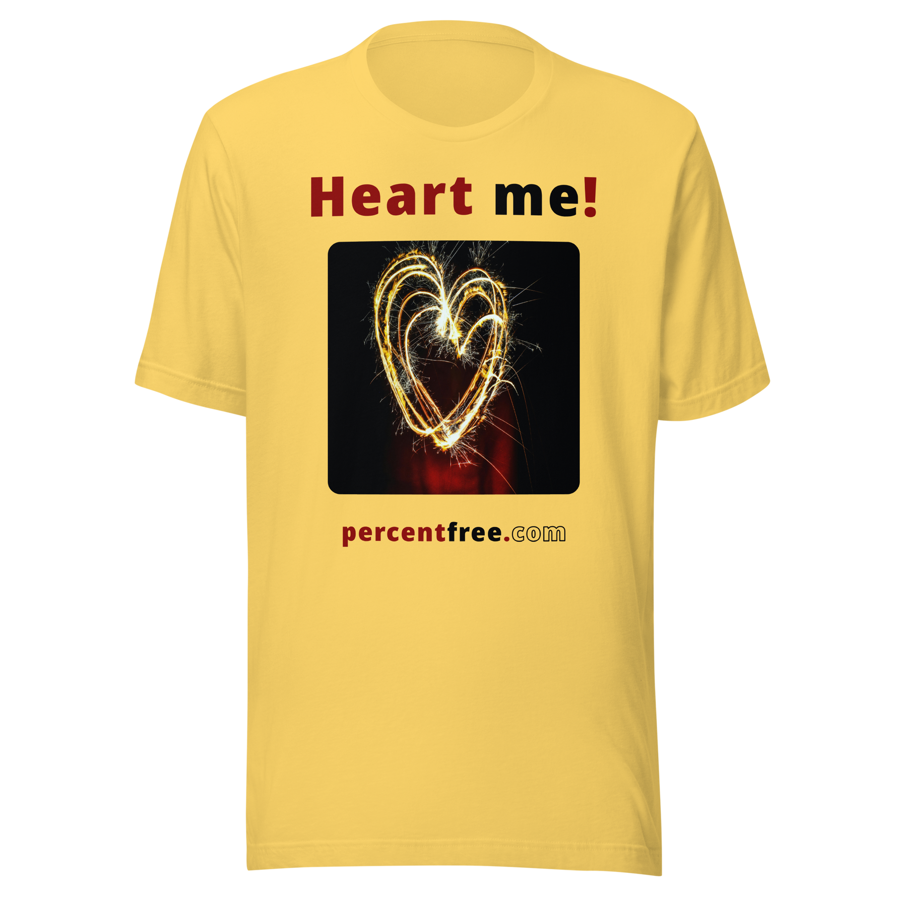 Heart me! sparkler heart freedom T-shirt 