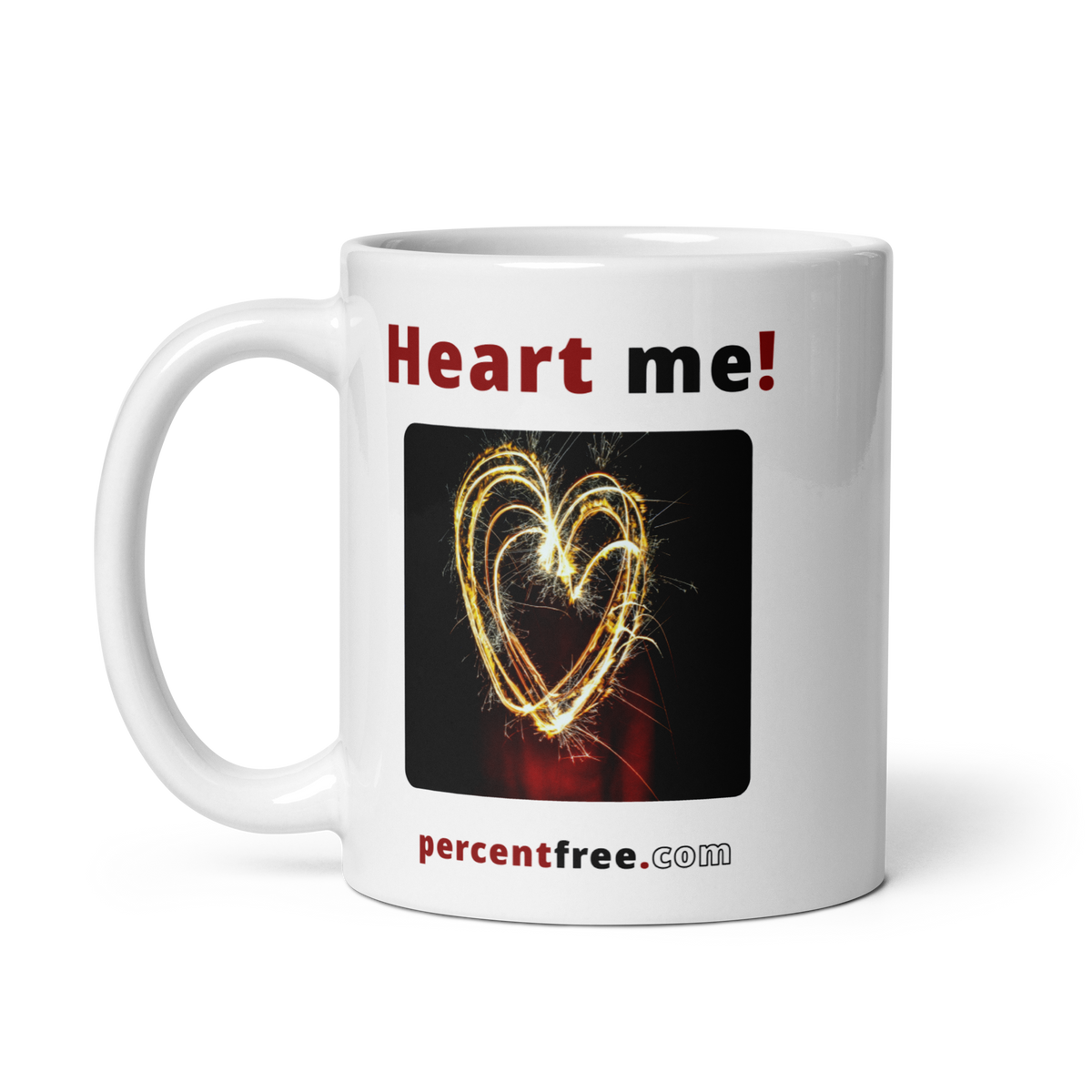Heart me! freedom coffee mug 