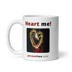 Heart me! freedom coffee mug 