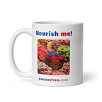 Healthy Food Coffee Mug - Nourish me! - gummy bears 