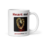 Heart me! freedom coffee mug 