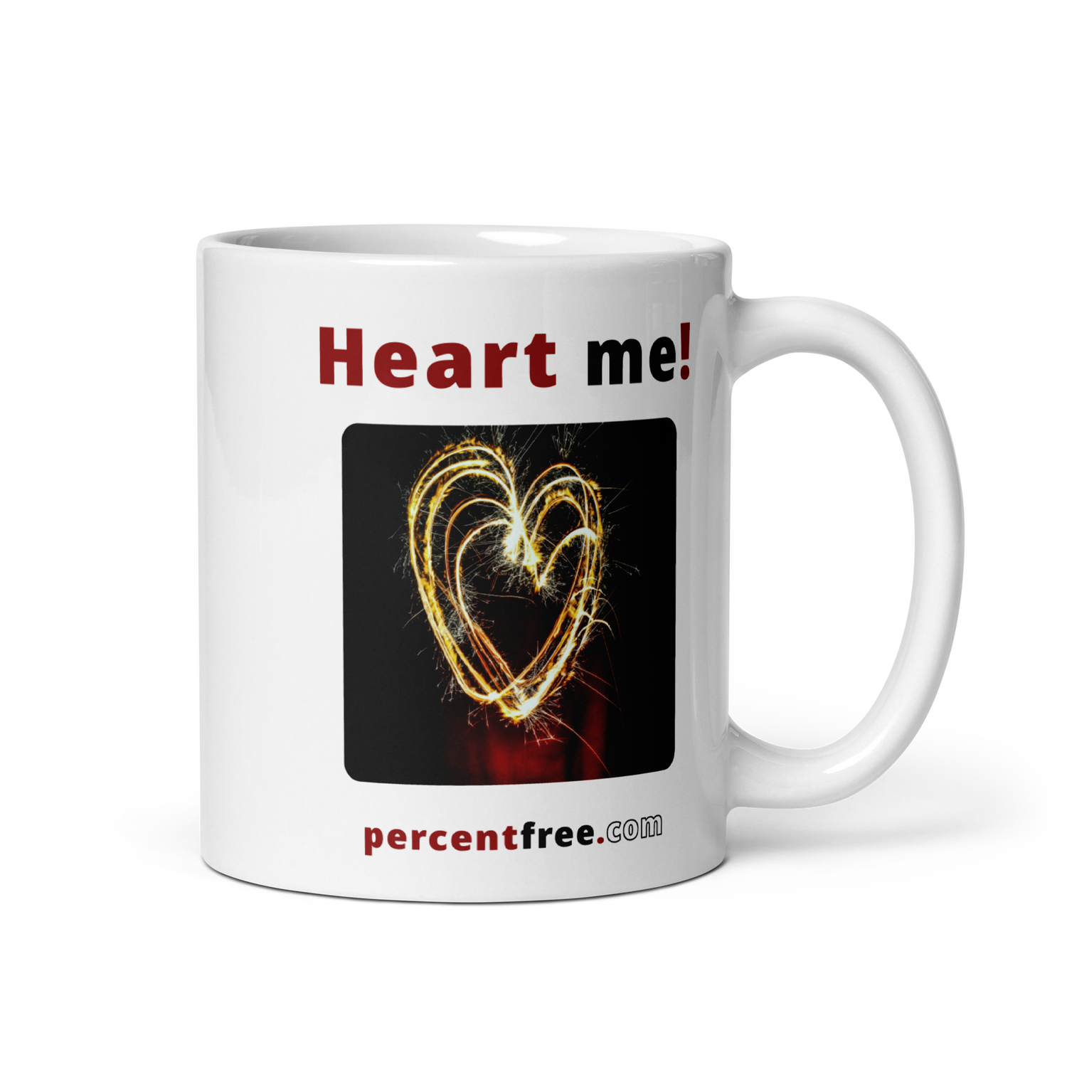 Heart me! freedom coffee mug 