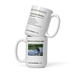 Procrastination Coffee Mug - Unprocrastinate me! - limpkin preening - 