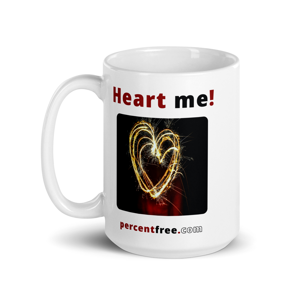 Heart me! freedom coffee mug 