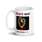 Heart me! freedom coffee mug 