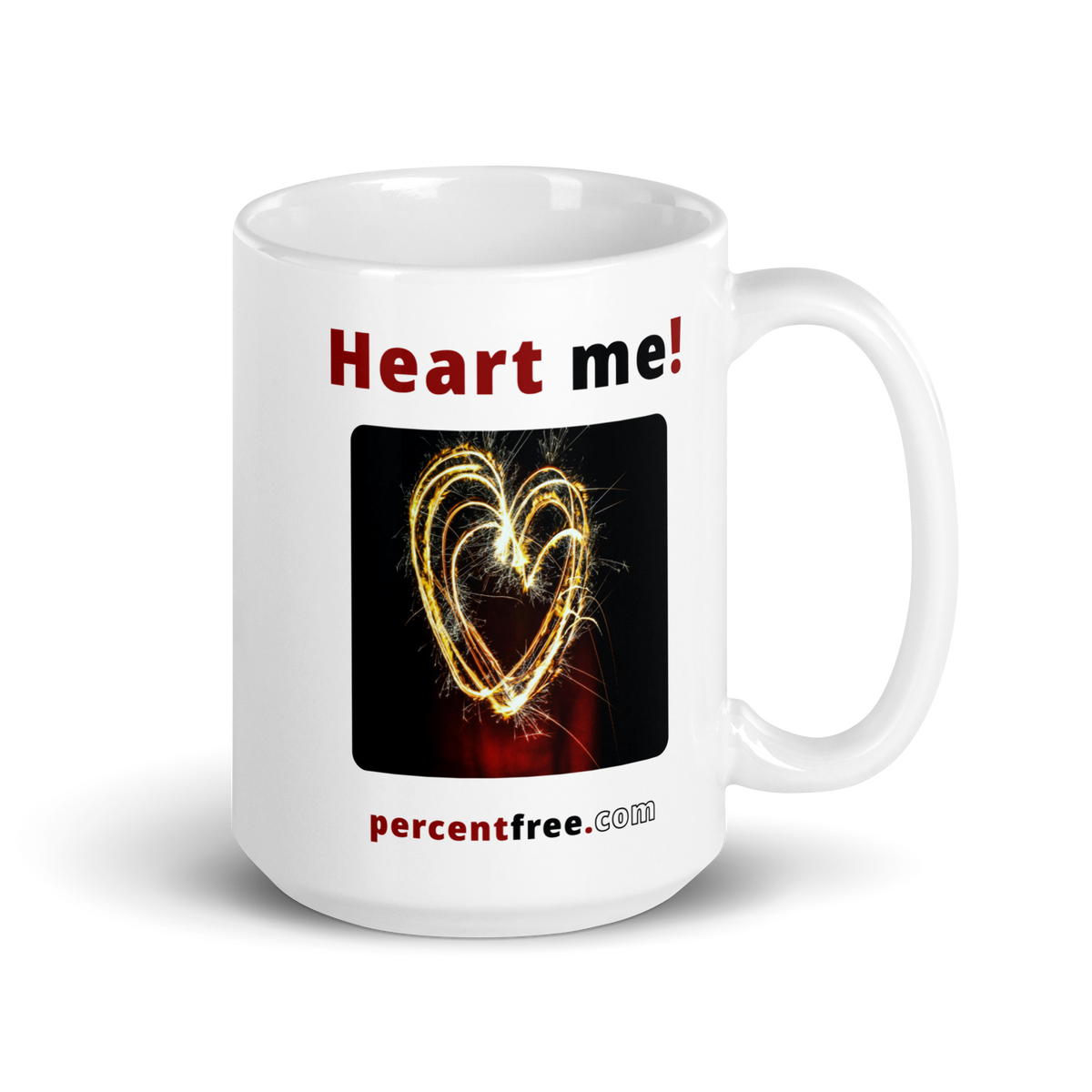 Heart me! freedom coffee mug 