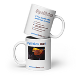 Politics Coffee Mug - Politics me! - golden pheasant - 