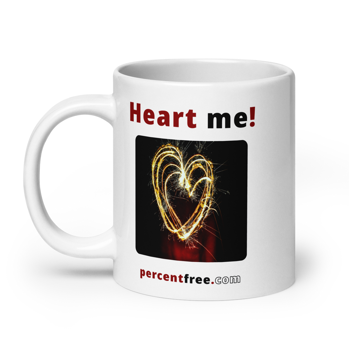 Heart me! freedom coffee mug 