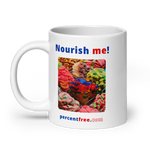 Healthy Food Coffee Mug  - Nourish me! - gummy bears 