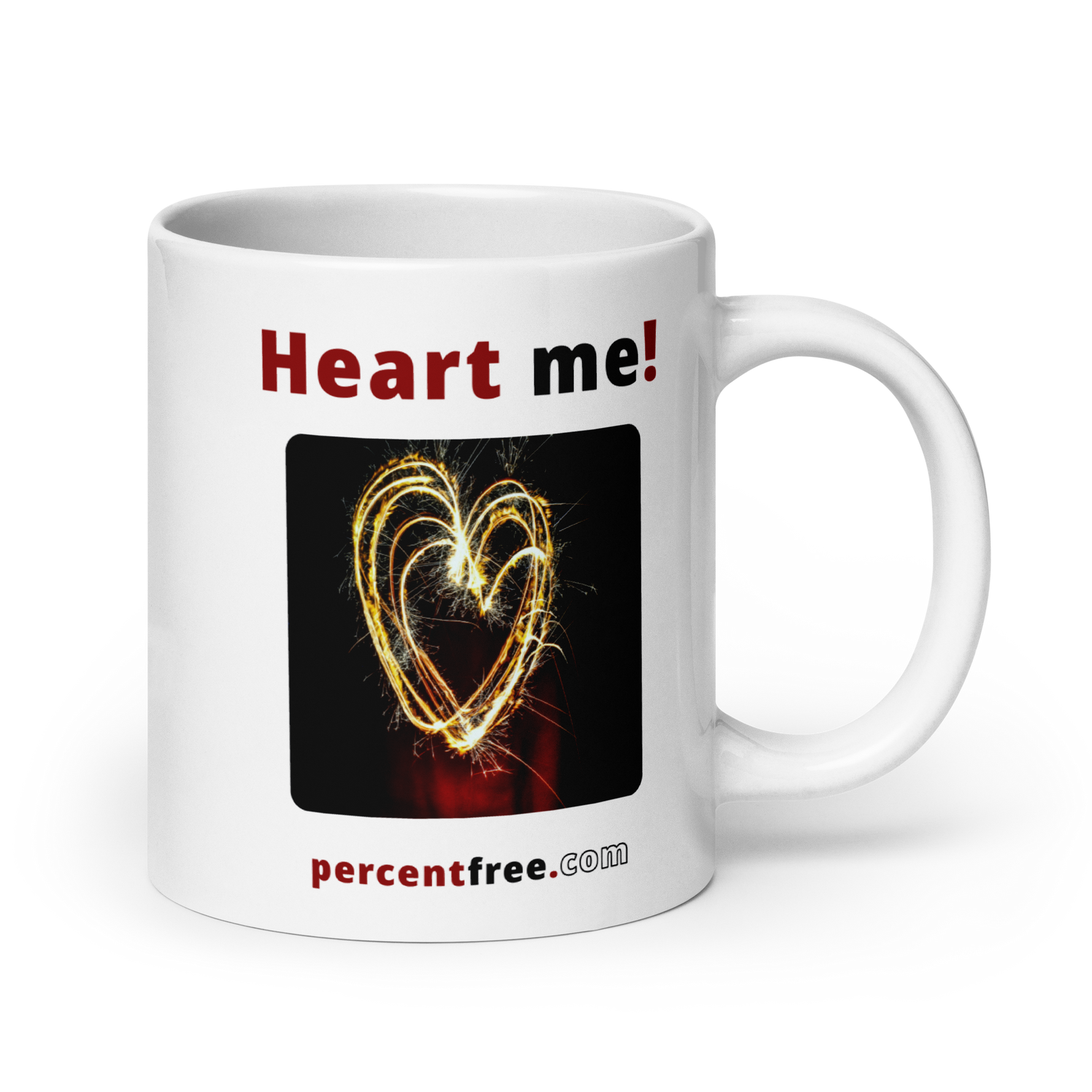 Heart me! freedom coffee mug 